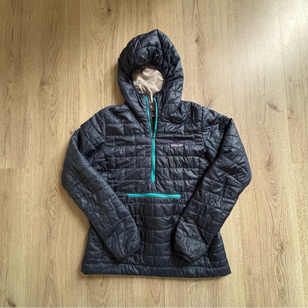 Patagonia Nano Puff Bivy Pullover Insulated Quilted Hoodie Jacket Womens S